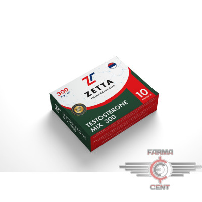 Testosterone Mix (300mg/1amp Цена за 10 ампул) - Zetta Pharmaceuticals