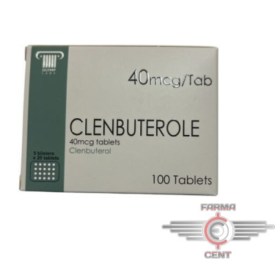 Clenbuterole (40mcg/tab цена за 100таб Срок до 08.25) - Olymp