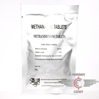 Methanabol Tablets (100tab 10mg/tab Срок до 09.23) - British Dragon Silver