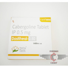 Cabergoline Tablet IP (0.5mg/tab Цена за 4 таб) - Apteka (Original) Cabergoline Tablet IP (0.5mg/tab Цена за 4 таб) - Apteka (Original)