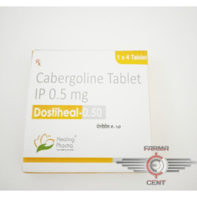 Cabergoline Tablet IP (0.5mg/tab  Цена за 4 таб) - Apteka (Original)